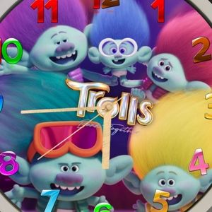 Trolls 3 Band together clock